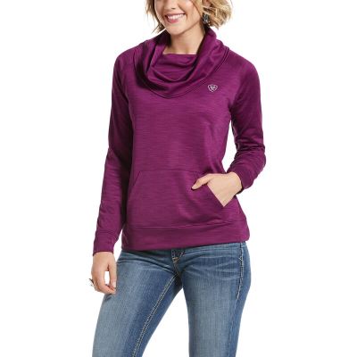 Ariat Conquest Cowlneck - Sweater DonkerPaars Dames - 25880-589